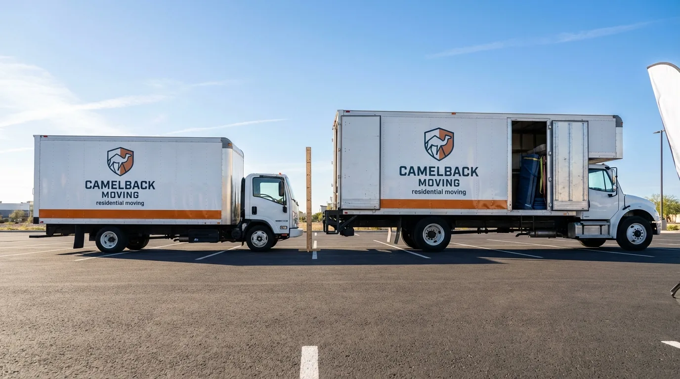 Moving truck size capacity guide in Grand Ronde